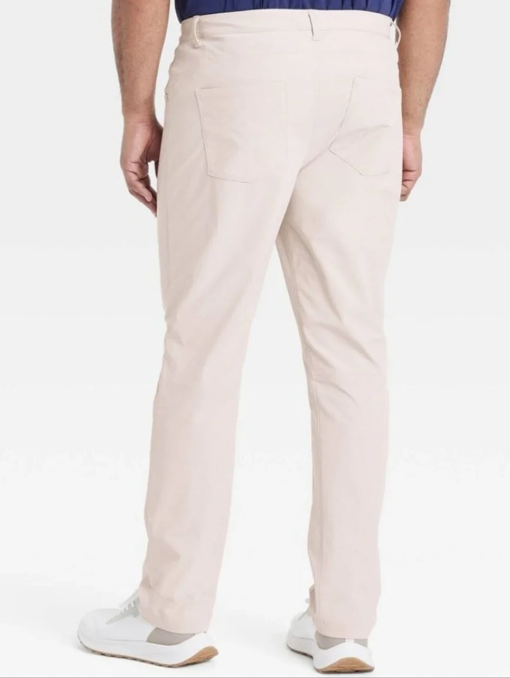 NWT All In Motion Trousers Lifestyle Slim Pants Stone Beige 34 Gorpcore Travel